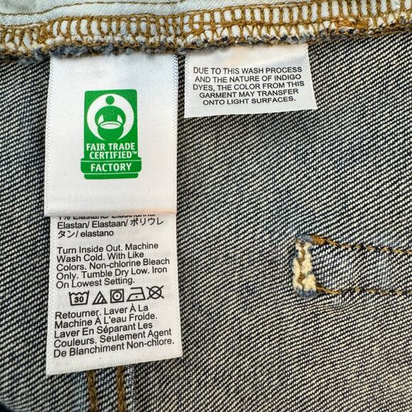 J Crew High Rise Flare Jeans Women’s Size 31 Dark Wash Button Fly Crop Stretch - Picture 5 of 13
